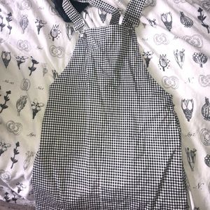 Gingham Overalls